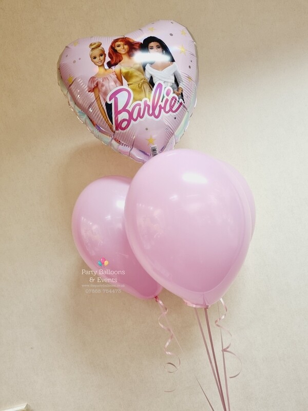 Barbie Balloon Bouquet 