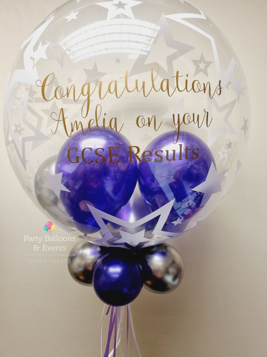 GCSE RESULTS Personalised Bubble Balloon - 