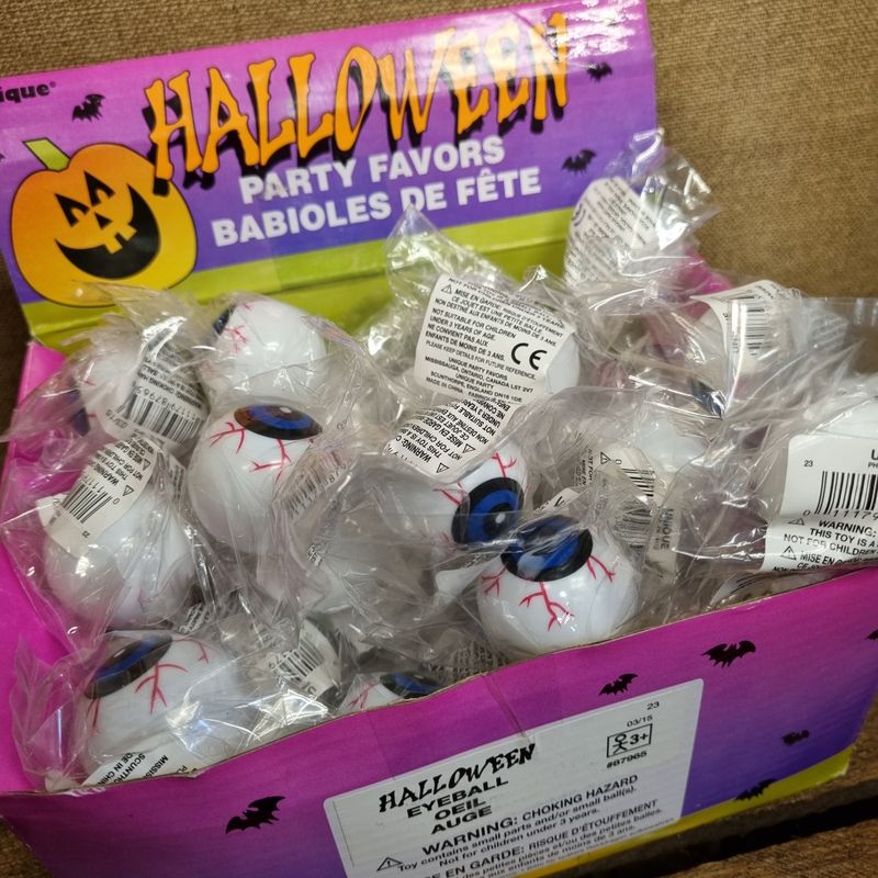 Halloween Eyeball Party Favors
