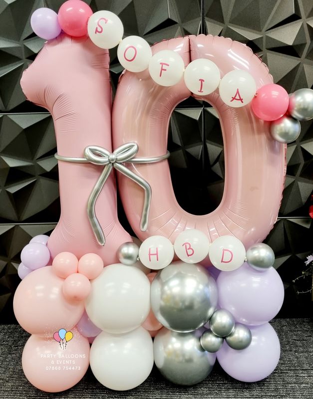 Themed Balloon Stack for age 10-99  SIZE L