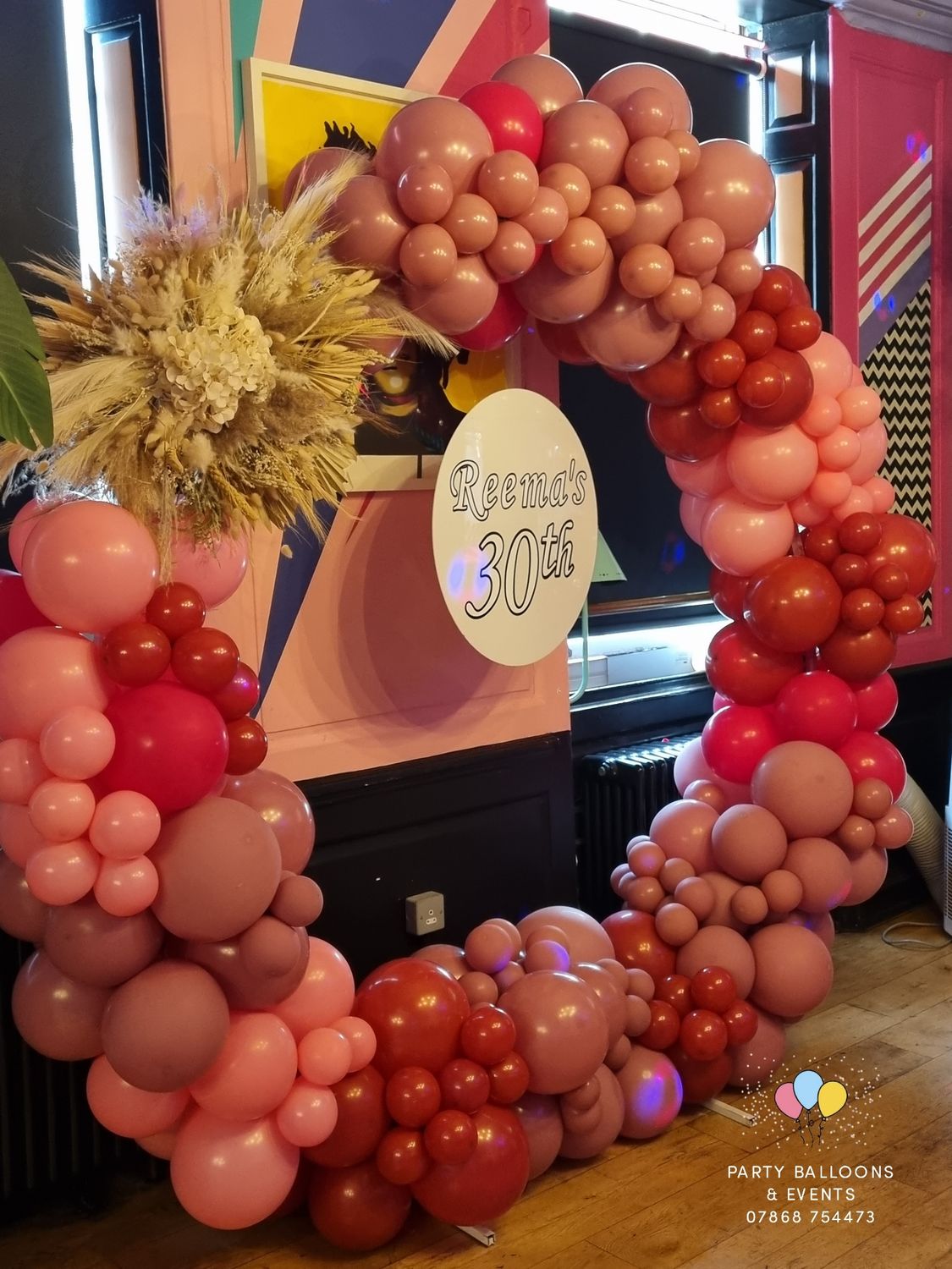 Balloon Hoop Display 