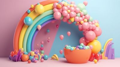Rainbow/ Candy