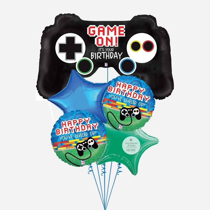 Game controller balloon bouquet