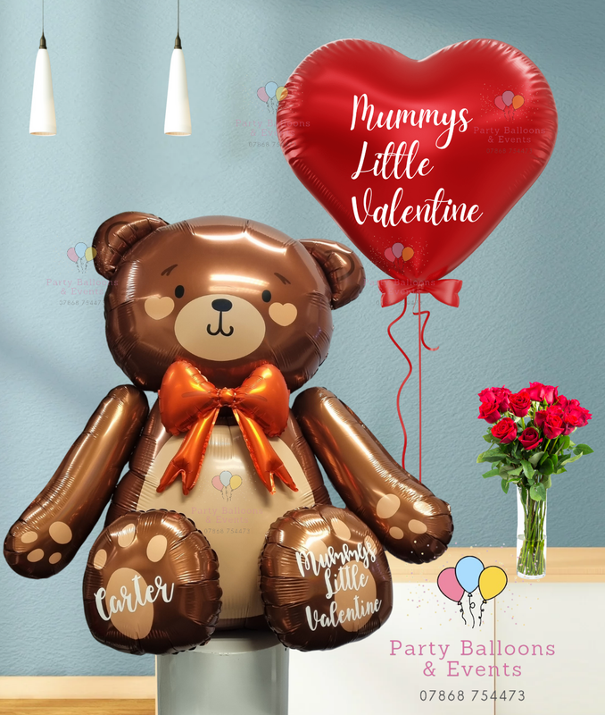 Bear Love - Balloon Bear with chocolates 