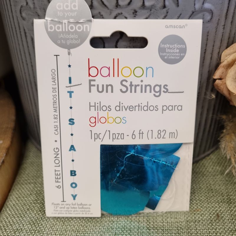 It's a boy balloon string