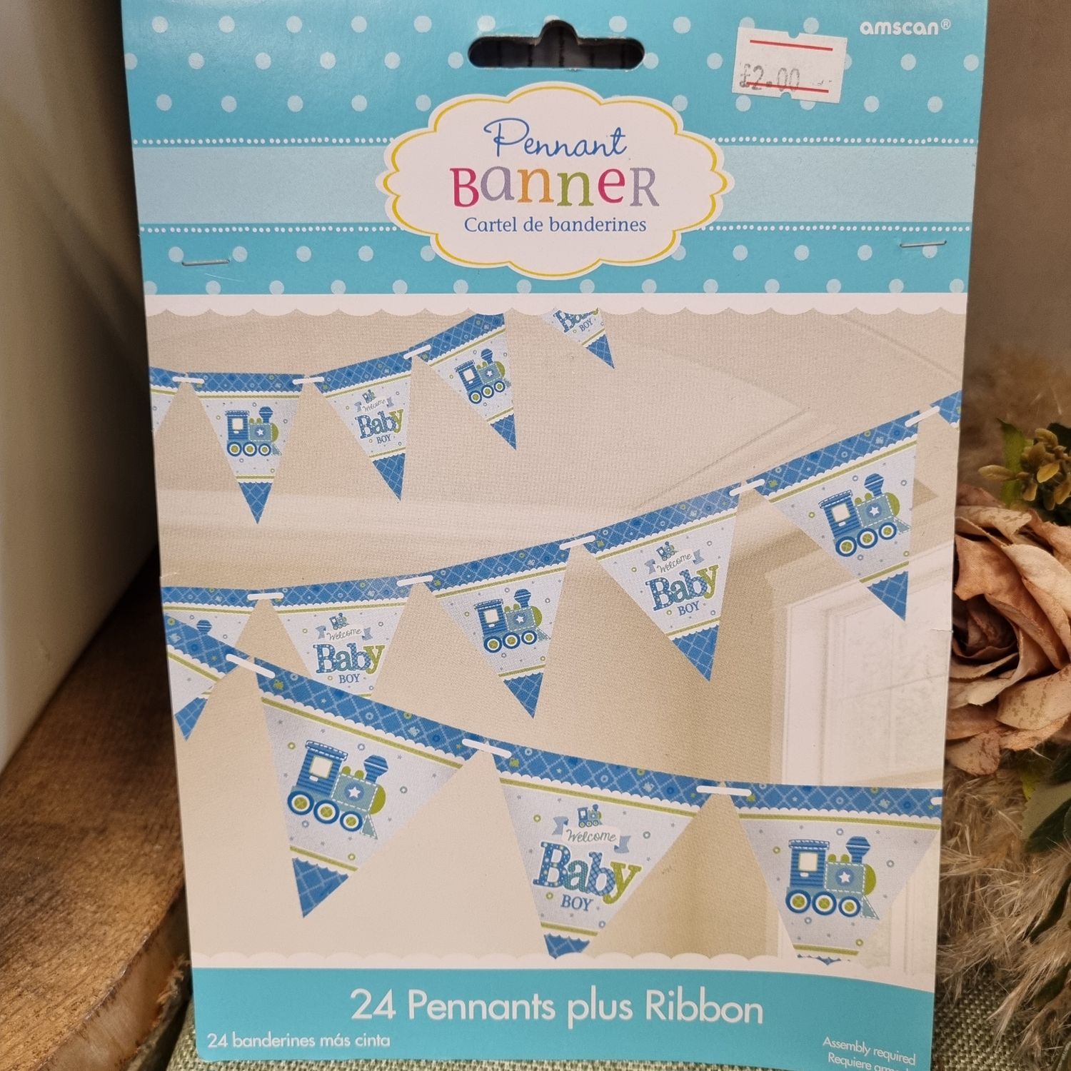 Welcome Baby Boy Bunting