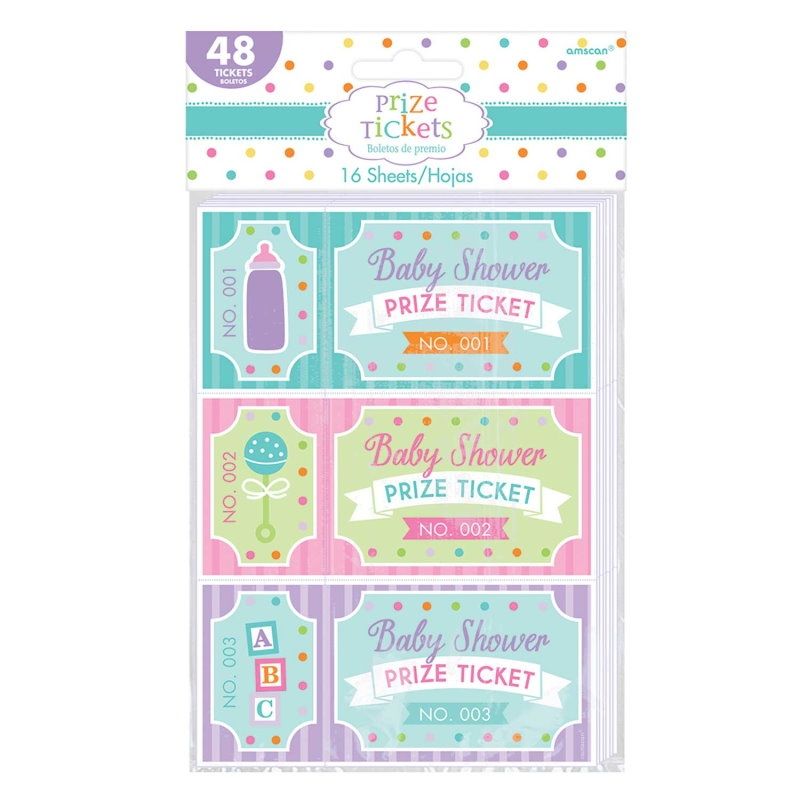 Baby Shower Prize Tickets
