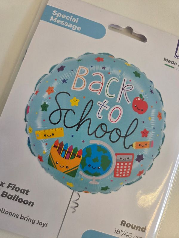 Back to school 18in foil balloon 