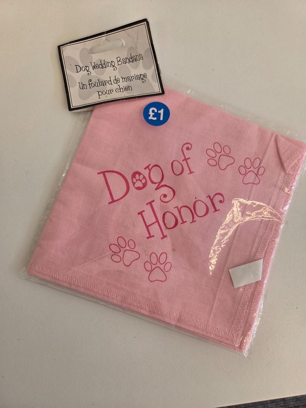 Dog of Honor Wedding Bandana