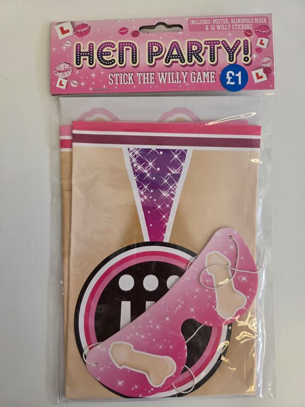 Hen party stick the willy game