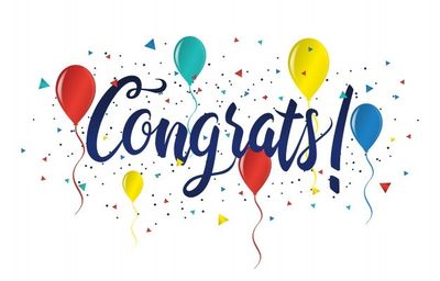 CONGRATULATIONS