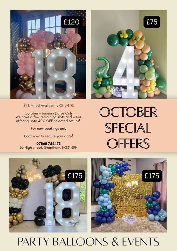 October special offers