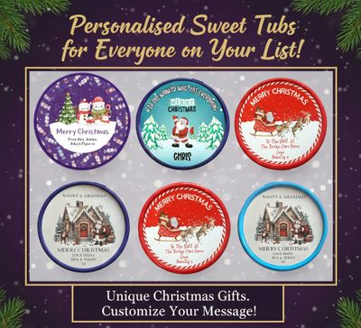 Personalised Sweet Tub Stickers