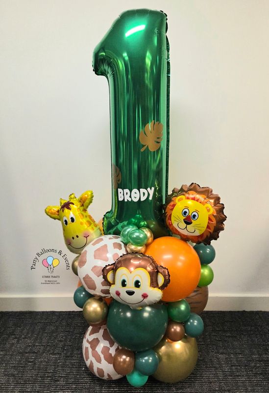 Safari / Jungle themed number stack