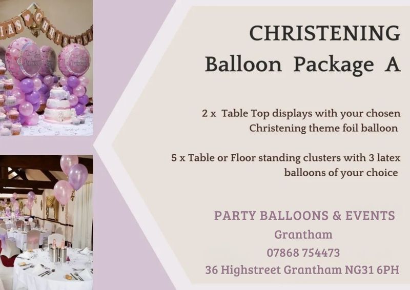 Christening Package A