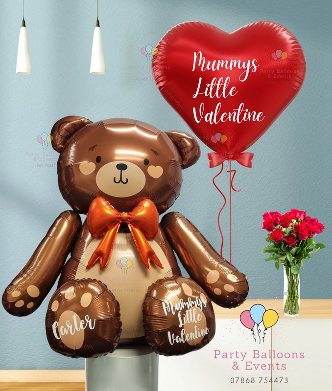 Bear Love - Balloon Bear with chocolates Bear Love - Balloon Bear with chocolates