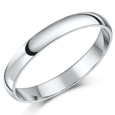 Court Premium Wedding Ring Platinum 3mm