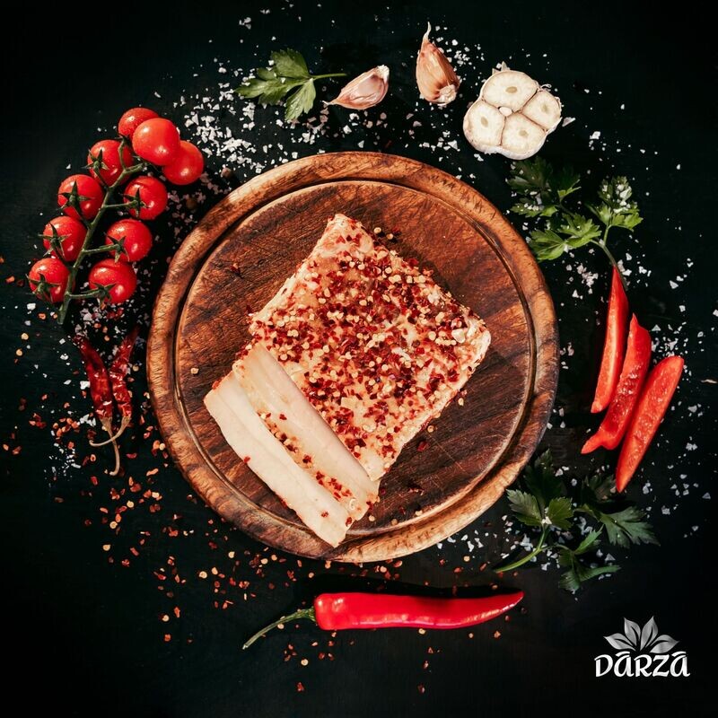 Cūkgaļas speķītis ar čili