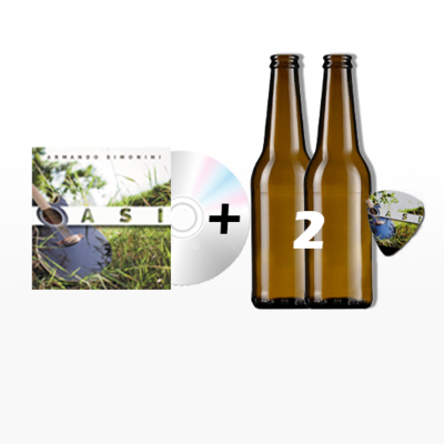 PACK #05 - n.2 BIRRE OASI + CD fisico autografato + plettro