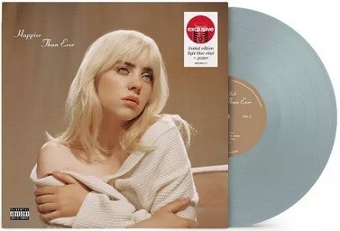 Billie Eilish - Happier Than Ever [2LP] exclusive light blue colored vinyl