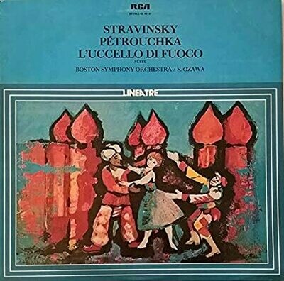 Boston Symphony Orchestra &amp; Seiji Ozawa - Stravinsky: Petrouchka / L&#39;ucello Di fuoco. Suite [LP] VINTAGE