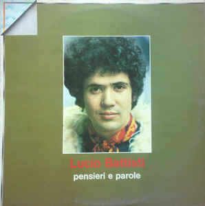Lucio Battisti - Pensieri E Parole [LP]) VINTAGE