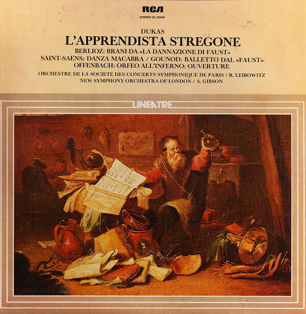 Orchestre De La Societe Des Concerts Symphoniques De Paris / The New Symphony Orchestra Of London - L&#39;Apprendista Stregone [LP] VINTAGE