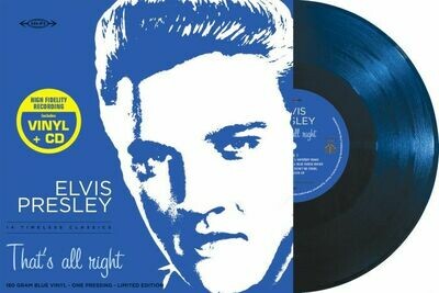 Elvis Presley - 33 Tours: That&#39;s All Right [LP+CD] limited blue colored vinyl