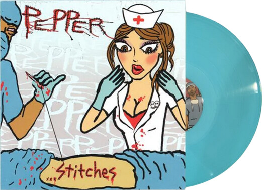 Pepper - Stitches [EP] limited turquoise blue transparent vinyl