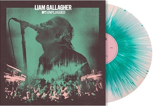 Liam Gallagher - MTV Unplugged (Live At Hull City Hall) [LP] light pink with aqua green splatter colored vinyl, indie-retail exclusive