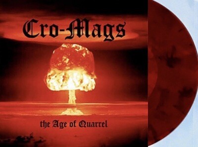 Cro-Mags - Age of Quarrel [LP] RSD exclusive red &amp; black splatter colored vinyl, limited to 3600 copies