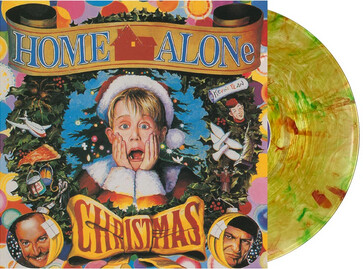 Various Artists - Home Alone Christmas: Soundtrack [LP] clear with red &amp; green &quot;Christmas Party&quot; swirl colored vinyl