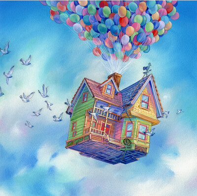 Michael Giacchino - Up: Original Motion Picture Soundtrack [2LP] exclusive splatter colored vinyl