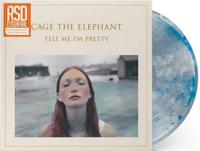 Cage The Elephant - Tell Me I&#39;m Pretty [LP] limited clear with blue and white smoke swirls colored vinyl, indie-retail exclusive