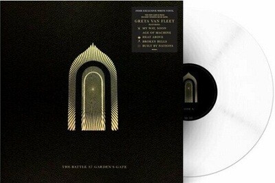 Greta Van Fleet - The Battle At Garden&#39;s Gate [2LP] white vinyl, indie-retail exclusive