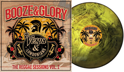 Booze &amp; Glory - The Reggae Sessions Vol. 2 [EP] limited piss yellow with black galaxy colored vinyl