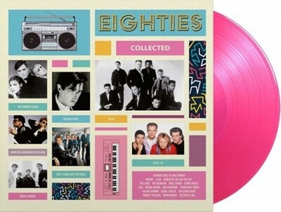 Various Artists - Eighties Collected [2LP] limited transparent magenta colored vinyl, numbered to 2000