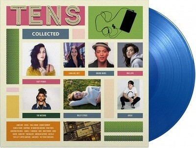Various Artists - Tens Collected [2LP] limited translucent blue colored vinyl, numbered to 2000