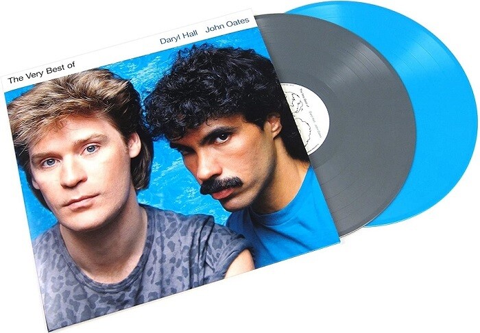 Daryl Hall &amp; John Oates - Very Best Of Daryl Hall &amp; John Oates [2LP] gray and blue colored vinyl
