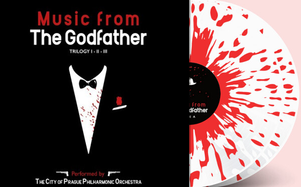 City Of Prague Philharmonic Orchestra, The - The Godfather Trilogy I-II-III Soundtrack [2LP] splatter grey &amp; red colored vinyl