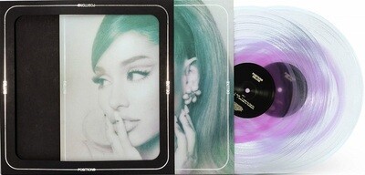 Ariana Grande - Positions [2LP] deluxe periwinkle purple &amp; clear swirl colored vinyl
