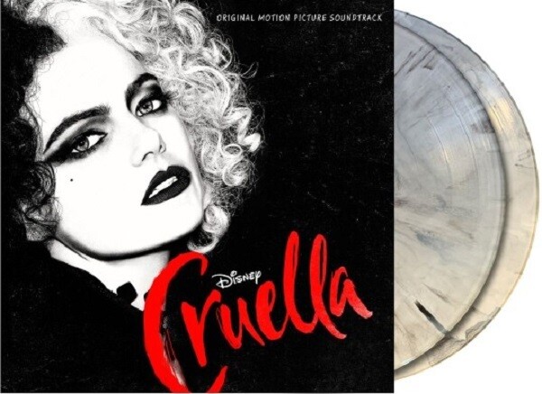 Various Artists - Cruella: OST [2LP] black &amp; white swirl colored vinyl