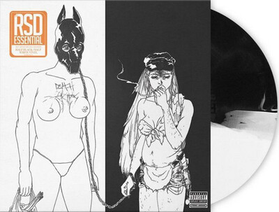 Death Grips - The Money Store [LP] anniversary edition half black and half white colored vinyl, indie-retail exclusive