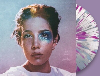 Halsey - Manic [LP] exclusive clear with pink and blue splatter colored vinyl
