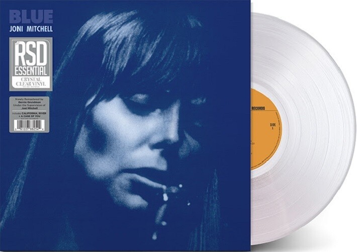 Joni Mitchell - Blue [LP] clear vinyl, indie-retail exclusive