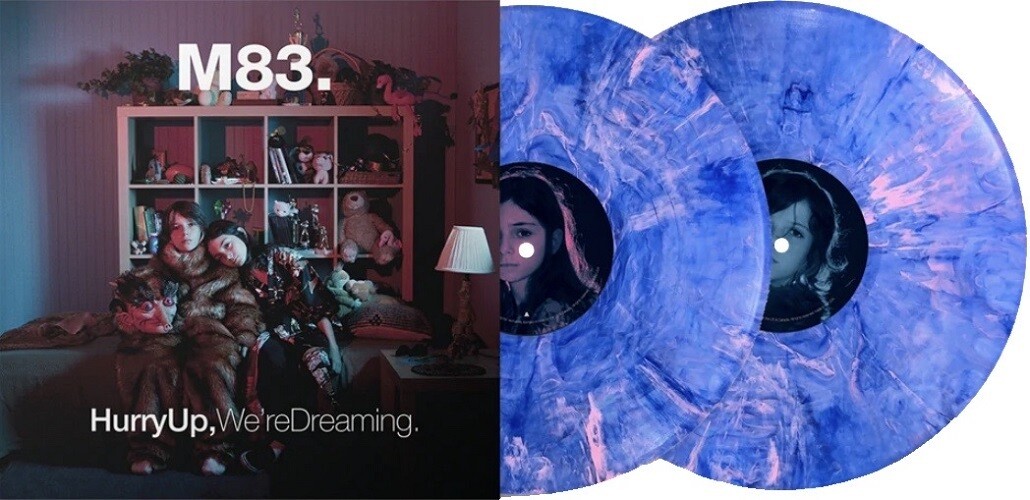 M83 - Hurry Up, We&#39;re Dreaming [2LP] pink and blue marble vinyl, indie-retail exclusive