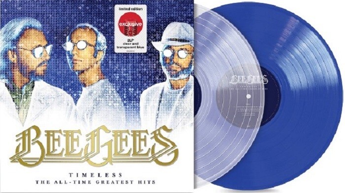 Bee Gees - Timeless: The All-Time Greatest Hits [2LP] exclusive clear and transparent blue colored vinyl