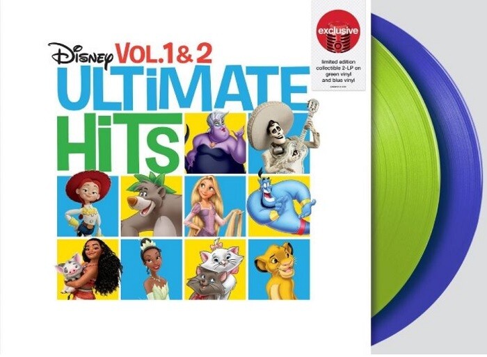 Various Artists - Disney Ultimate Hits Vol. 1 &amp; 2 [2LP] exclusive green and blue colored vinyl