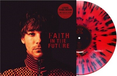 Louis Tomlinson - Faith In The Future [LP] opaque black and transparent red splatter vinyl, indie-retail exclusive