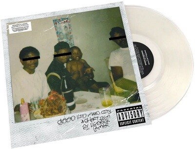 Kendrick Lamar - good kid, m.A.A.d city [2LP] 10th anniversary edition milky clear translucent vinyl, indie-retail exclusive